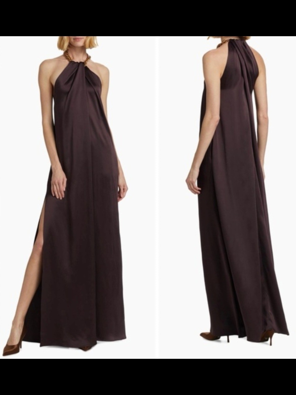 Stella McCartney Chain Halterneck Maxi Dress Size 44